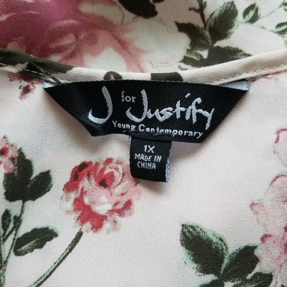 Justify Tunic Blouse 1X - Picture 3 of 3